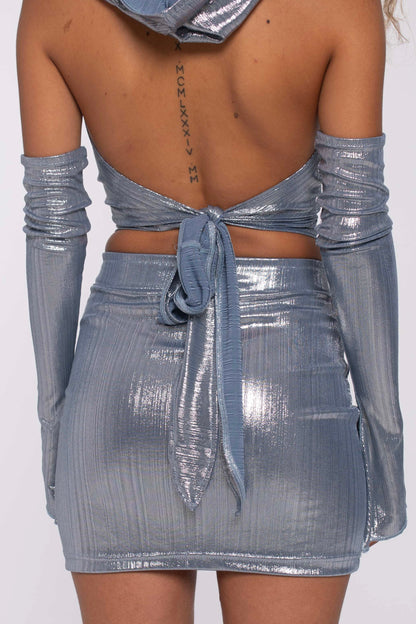 The Madonna Skirt in Sky